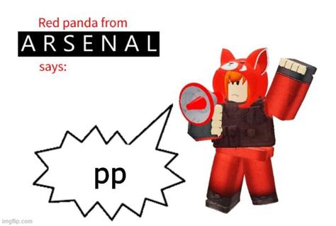 Red Panda from Arsenal Says Memes - Imgflip