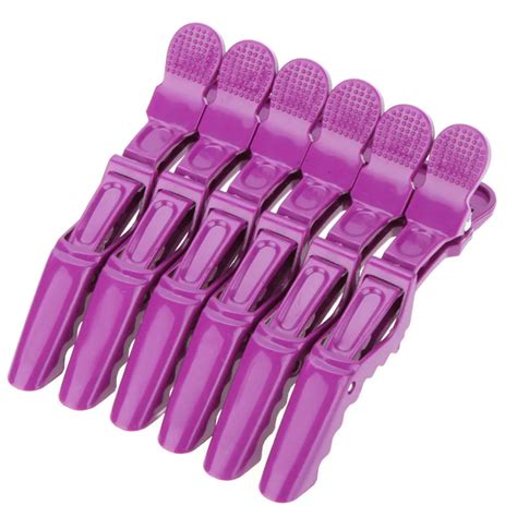 6Pcs Sectioning Clips Clamps Hairdressing Salon Hair Clip Grip ...