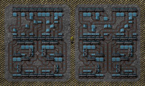 Compact 12 belt balancers : factorio