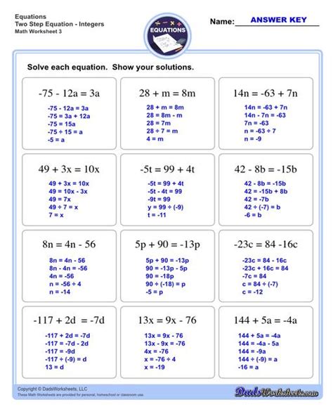 Year 9 Algebra Worksheets With Answers - Worksheets For Kindergarten