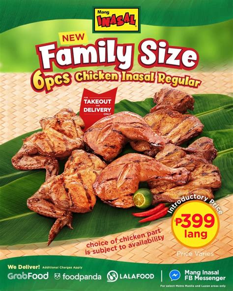 Mang Inasal 6pc Chicken Family Size Package | Manila On Sale