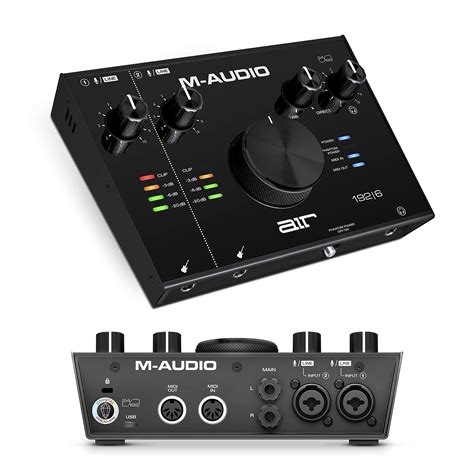 Buy M-Audio AIR 192x6 USB C MIDI Audio Interface for , Podcasting ...