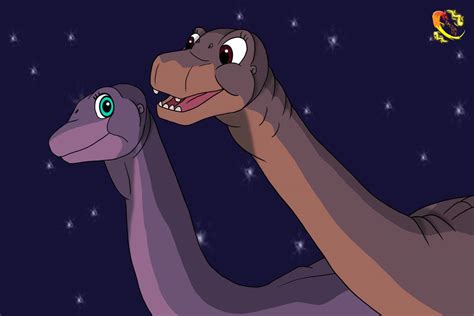 Littlefoot and Ali by Daizua123 on DeviantArt