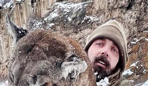 Ex-NFL Player Derek Wolfe Criticized For Taking a Selfie With Mountain Lion He Killed ...