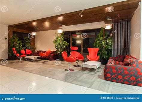 Woodland hotel - Hall stock photo. Image of building - 28834488