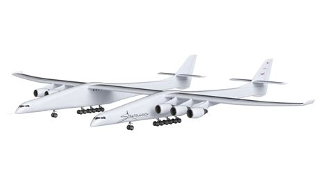 Stratolaunch Carrier Aircraft 3D Model | FaceQuad