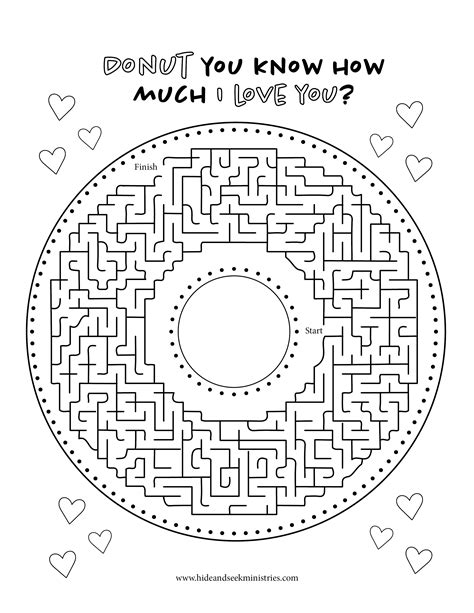 Love Maze - Free Bible Worksheets | Printable bible activities, Free ...