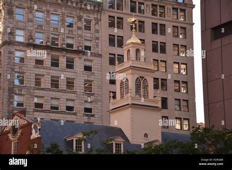 The Old State House in downtown Boston, Massachusetts,USA Stock Photo ...