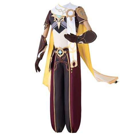 Genshin Impact Traveler Aether Outfits Halloween Carnival Suit Cosplay ...