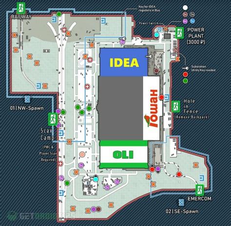 Escape from Tarkov Interchange Map Guide