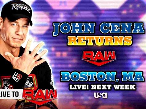 WWE loads up the card for next week's Monday Night Raw featuring John Cena's return – FirstSportz