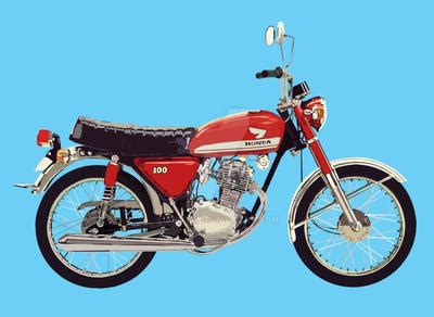 HONDA CB100 by abott on DeviantArt