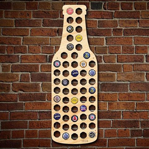 "Bottle Beer Cap Holder" Small Wall Decor-5469 - The Home Depot