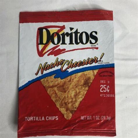 RARE vintage 1990s 1999 DORITOS chip bag OLD FOOD PACKAGING snacks ...