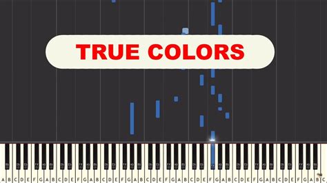 True Colors - The Weeknd [SYNTHESIA] - YouTube