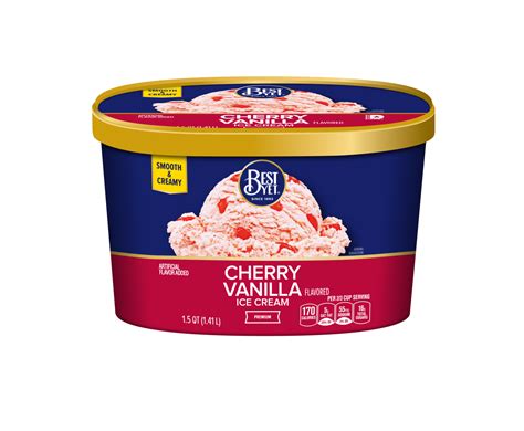 Cherry Vanilla Ice Cream - Best Yet Brand