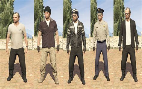 outfits for micheal,franklin and trevor - GTA5-Mods.com