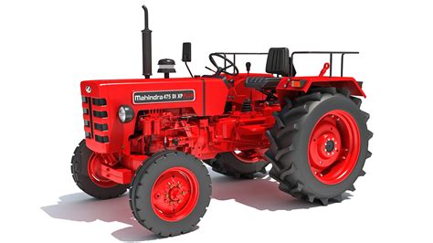 Mahindra Farm Tractor 3D Model - TurboSquid 2040741