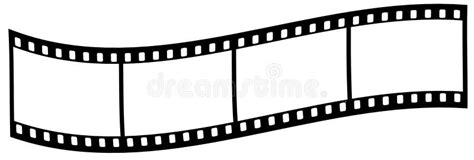 Wavy Film Strip White Background Stock Illustrations – 101 Wavy Film ...