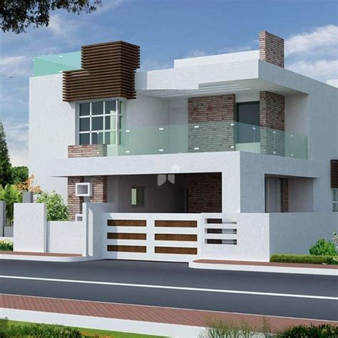 Front Design Of Building In India | House front design, Model house ...