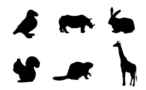 Animal Silhouette Set Svg Graphic by Graphicswizard · Creative Fabrica