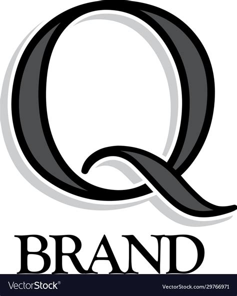 Letter q logo Royalty Free Vector Image - VectorStock