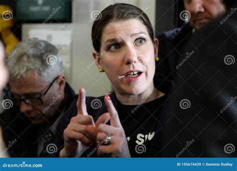 Liberal Democrats Leader Jo Swinson Speaking To the Media at an ...