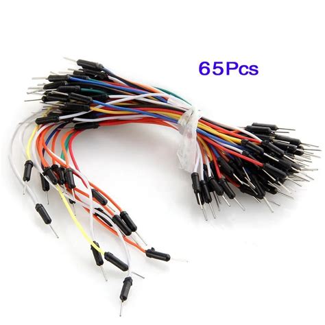 65pcs=1set Jump Wire Cable Male to Male Jumper Wire for Arduino ...