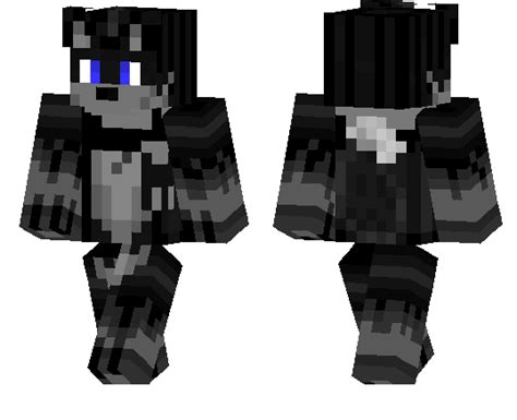 Black Wolf Furry | Minecraft PE Skins