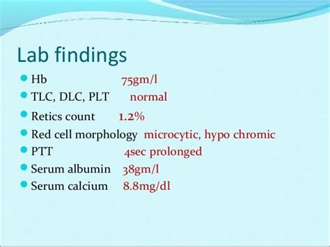 What is this history, physical examination, and lab data suggestive of? Malabsorption due to ...