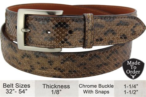 Anaconda Snake Skin Belts – bullhidebelts