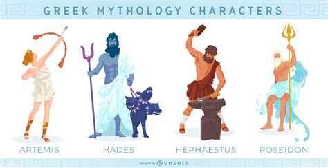 Mythology Greek Characters Vector Download