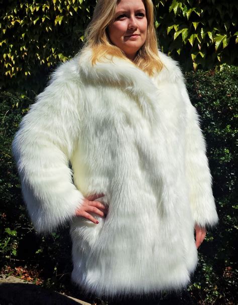 Polar Bear Faux Fur Coat - Faux Fur Throws, Fabric and Fashion