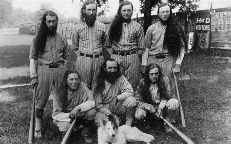 Pictures of the House of David, the All-Bearded Baseball Team, From the Early 20th Century ...