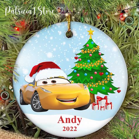 Cars Movie Ornament, Disney Cars Ornament, Disney Cars Inspired Christmas sold by ChaZhan | SKU ...