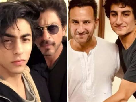 Shah Rukh Khan-Aryan Khan, Saif Ali Khan-Ibrahim Ali Khan: Bollywood's ...