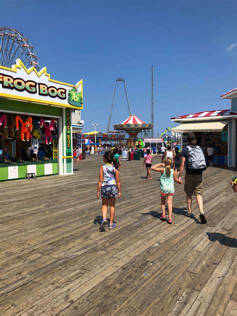 Casino Pier Breakwater Beach in Seaside Heights