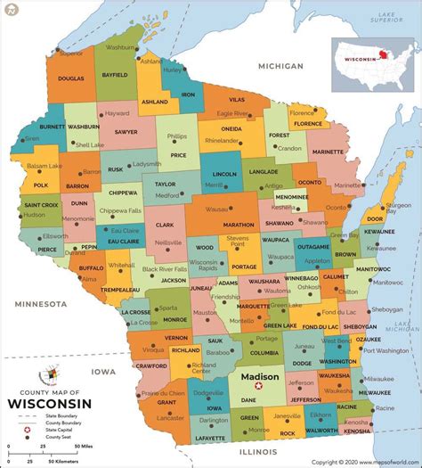 Map Wisconsin