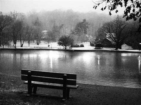 Empty Park Bench by prizmm on DeviantArt