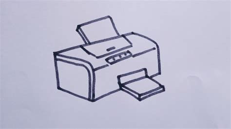 Computer Printer Drawing