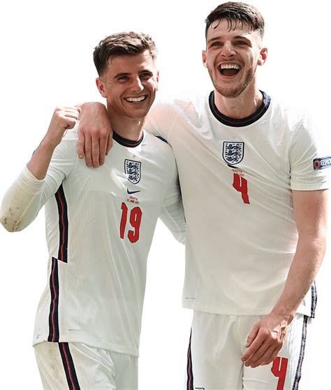 Mason Mount & Declan Rice England football render - FootyRenders