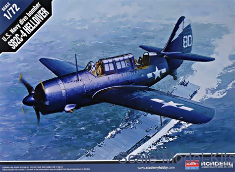 Academy - Bomber SB2C Helldiver - plastic scale model kit in 1:72 scale (AC12406)//Scale-Model ...