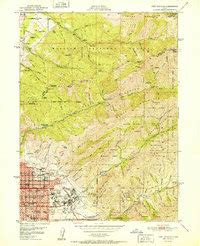 Map of Fort Douglas, Salt Lake County, UT in 1951 | Pastmaps