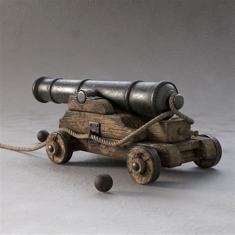 3ds max cannon pirate ship | Pirate ship, Cannon, Pirate ship model