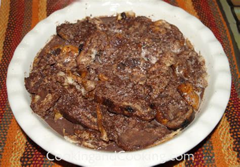 Chocolate Bread Pudding | Cooking and Cooking