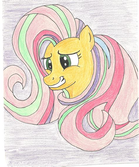 Fluttershy Rainbow Power drawing ^^ - Visual Fan Art - MLP Forums