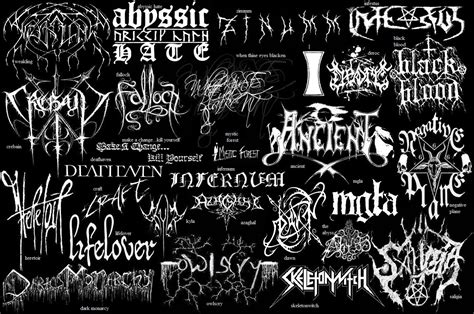 May the devil take us...: Black Metal Band Logos [Part II]