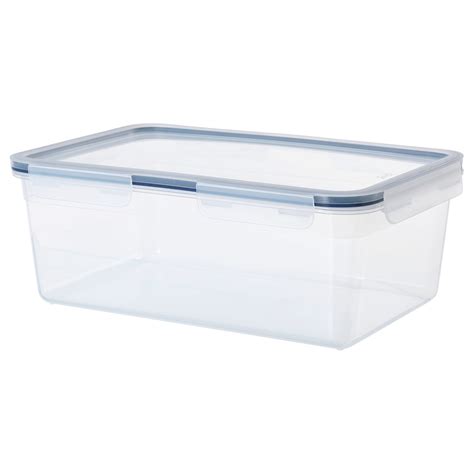 IKEA 365+ food container with lid, rectangular/plastic, 5.2 l (176 oz ...