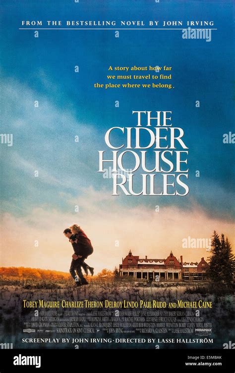 THE CIDER HOUSE RULES, US poster art, from left: Tobey Maguire, Charlize Theron, 1999. ©Miramax ...