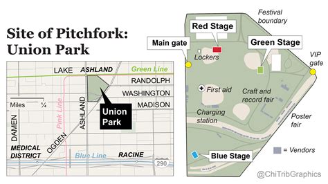 Pitchfork site: Map of Union Park - Chicago Tribune